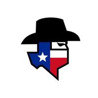 Bandit-Texas-Flagge-Symbol vektor