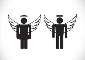 Piktogramm Angel Icon Symbol Zeichen vektor