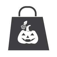 Halloween-Tasche-Symbol vektor