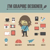 Grafik-Designer-Gadget vektor