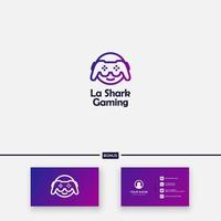 Konsolenspiel einfaches Maskottchen Review Gaming Logo vektor