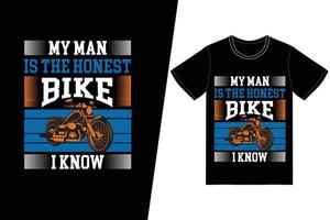 min man är den hetaste motorcyklisten jag vet t-shirtdesign. motorcykel t-shirt design vektor. för t-shirttryck och andra användningsområden. vektor