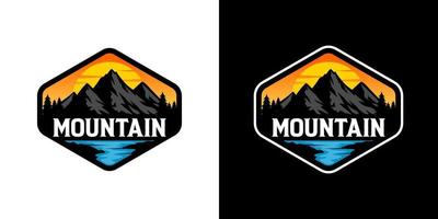 Berge Logo Design Vektor Vorlage