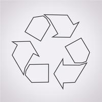 Recycling-Symbol Symbol Zeichen vektor