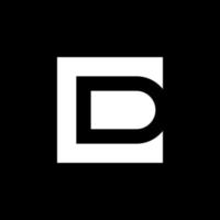 Buchstabe ed de Logo-Design vektor