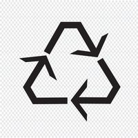Recycling-Symbol Symbol Zeichen vektor
