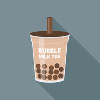 Bubble Tea oder Pearl Milchtee Vektor-Illustration vektor