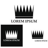 uppsättning kronikoner. insamling av kronutmärkelser för vinnare champions ledarskap. vektor isolerade element för logotyp etikett spel hotell en app design. kunglig kung drottning prinsess krona.