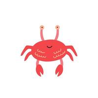 rote süße Krabbe vektor