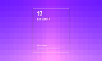 Abstraktes geometrisches Quadratmuster mit Lichteffekt auf purpurroten Hintergrund. vektor