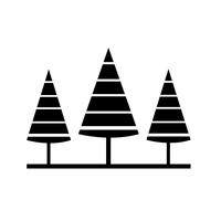 Baum Symbol Symbol Zeichen vektor