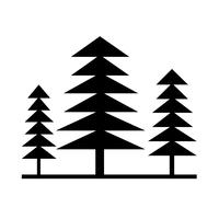 Baum Symbol Symbol Zeichen vektor
