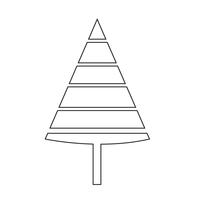 Baum Symbol Symbol Zeichen vektor