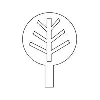 Baum Symbol Symbol Zeichen vektor