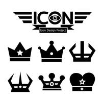 Crown icon symbol tecken vektor