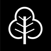 Baum Symbol Symbol Zeichen vektor