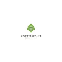 Baum-Logo-Design vektor