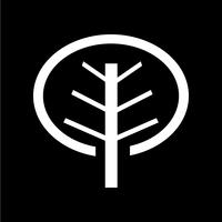 Baum Symbol Symbol Zeichen vektor