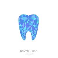 Logo der Zahnklinik. Heilt Zahnsymbol. Zahnarztpraxis. Vektor flache Abbildung