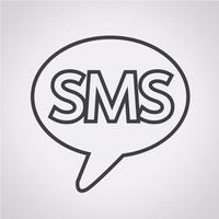 SMS-Symbol Symbol Zeichen vektor