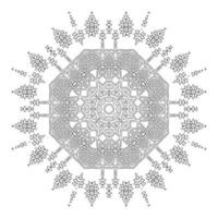 Mandala-Vektor für schönes Design vektor