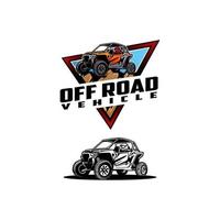 Set von Offroad-Abenteuer-Utv-Logo-Vektor vektor