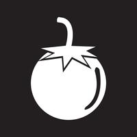 tomat ikon symbol tecken vektor