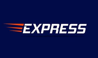 Illustration Vektorgrafiken von, Logo Text Express vektor