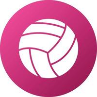 Volleyball-Symbolstil vektor