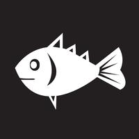 Fisch Icon Symbol Zeichen vektor