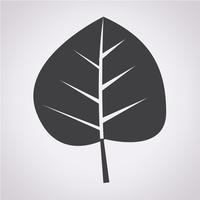 Leaf Icon Symbol Zeichen vektor