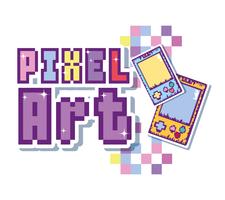 Pixel-Kunst-Konzept vektor