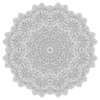 Linienkunst-Mandala-Vektor für Design vektor