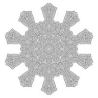 eleganter Mandala-Vektor für Design vektor