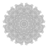 schöner Linienkunst-Mandala-Vektor für Design vektor