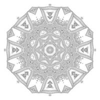 schöner Mandala-Vektor für Design vektor