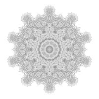 schöner Mandala-Vektor für Design vektor