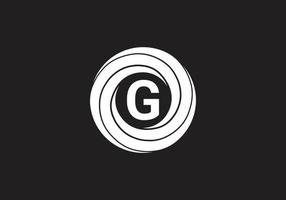 Dies ist ein Buchstabe-G-Logo-Icon-Design vektor