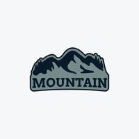 Adventure Mountain Logo, Zeichen, Symbol, Vektor mit transparentem Hintergrund zum kostenlosen Download