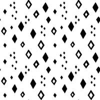 doodle diamant rhombus vektor mönster. enkel monokromatisk abstrakt geometrisk sömlös bakgrund med handritade former.