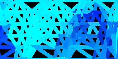 hellblauer Vektor Dreieck Mosaik Hintergrund.