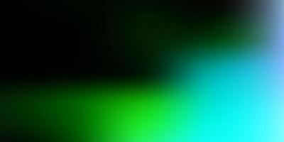 ljusblå, grön vektor abstrakt oskärpa bakgrund.