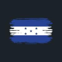 Honduras Flaggenpinsel. Nationalflagge vektor