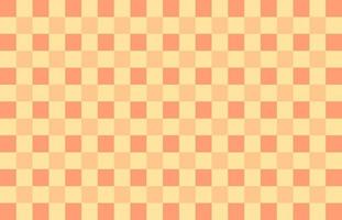 buntes Muster orange karierter Hintergrund bestehend aus mehreren Farben. abstrakter pastellfarbener Schachbretthintergrund. Vektor-Illustration. vektor