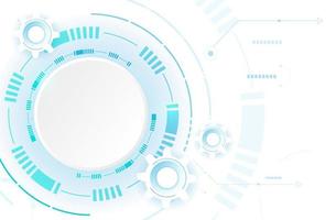 abstrakter Schaltungstechnologie-Systemhintergrund für Geschäftspräsentation. abstraktes Ganghintergrunddesign. digitaler futuristischer minimalismus. Vektor-Illustration vektor