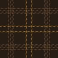 r1tartan Musterhintergrund. Karomuster in dunkelschwarzer, brauner Farbe. Vektorgrafik für Schal, Decke, Überwurf, Hemd und anderes modernes Modetextildesign vektor