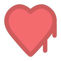 trendiga heartbleed-koncept vektor