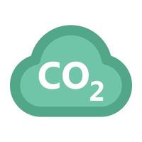 co2-formelkonzepte vektor