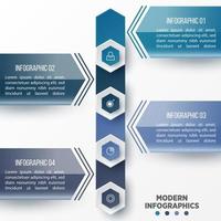 Vektor 3D-Infografik-Vorlage für die Präsentation. Visualisierung von Geschäftsdaten. abstrakte Elemente. kreatives konzept für infografik.