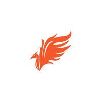 phoenix logotyp ikon designmall vektor
